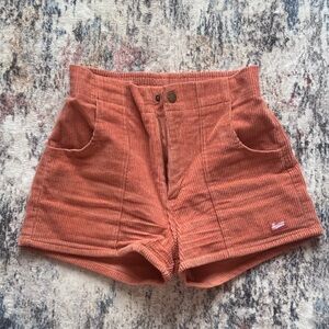 Women's Corduroy Shorts in Rust by Hammies